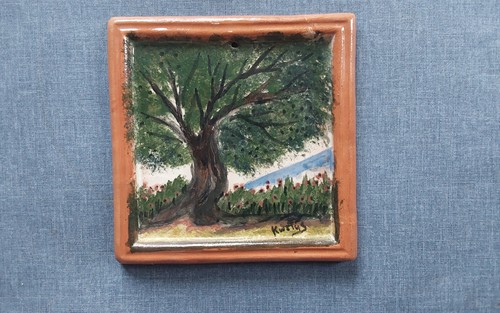 Wandbild keramik kachel - wandbild,