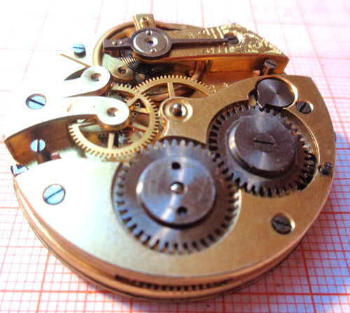 Antikes taschenuhrwerk - antikes,