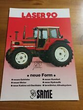 Prospekt SAME Laser 90 Broschüre Traktor Schlepper H