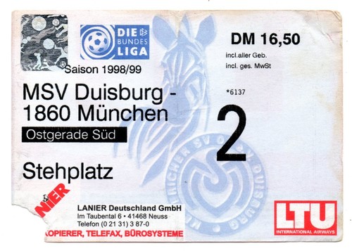 Ticket msv duisburg tsv - -,