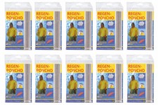 10xRegenponcho Wasserdicht