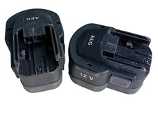 2x AEG Akku B1215 12V  1,5Ah gebraucht ohne Funktionstest