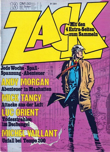 Zack comicheft 13 1973 - zack,