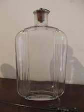 Alte Glas Karaffe Flakon Godet