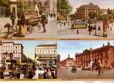4 Postkarten  BERLIN  - Alt BERLIN / Repro Verlag Deutsch