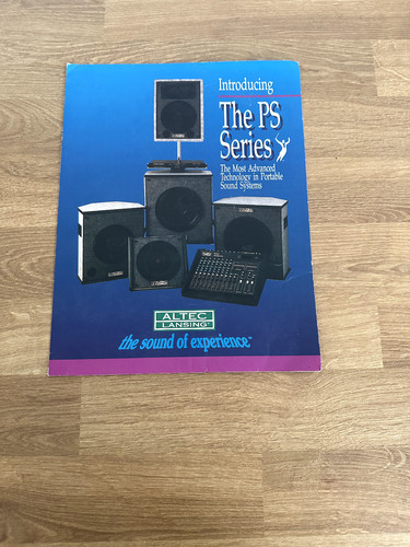 Altec lansing the ps series - lansing,