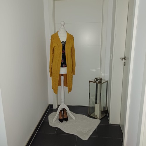 Strickjacke 42 senfgelb - l, 40