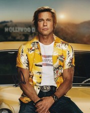 BRAD PITT signed Autogramm 20x25cm ONCE UPON A TIME IN in Person autograph ACOA