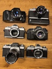 6 Mal Minolta Bodys Defekt XE5,X7000,XG1,X300,XG1