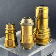 set of three antique BRASS