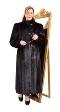 US5791 REAL MINK FUR COAT