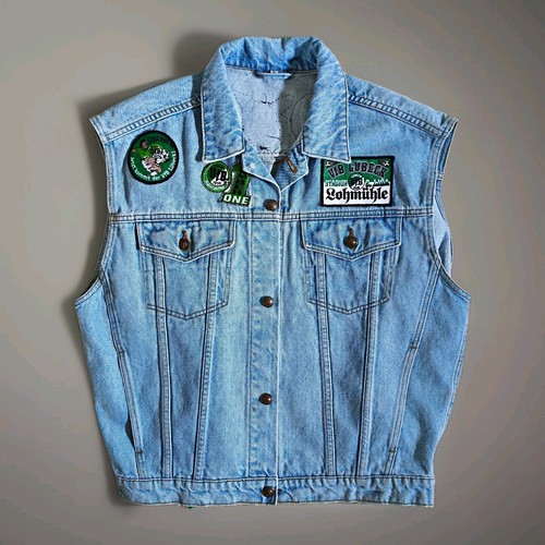 Herren jeansweste blau - blau, gr.