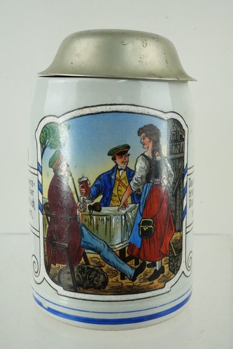 Seltener bierkrug mit bild - seltener,