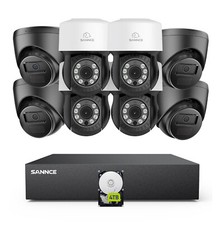 SANNCE 8CH 5IN1 DVR 1080P Lite Video PT Überwachungskamera Outdoor E-Mail Alarm