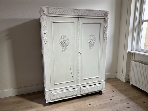 Antik shabby chic garderobe - shabby,