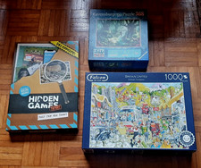 Spiele Konvolut - Krimispiel Hidden Games - EXIT Puzzle - 1000 Teile Puzzel