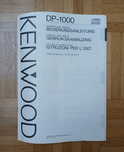Bedienungsanleitung kenwood - bedienungsanleitung,