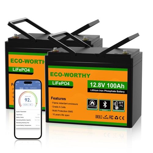 12v 200ah - 200ah, 100ah