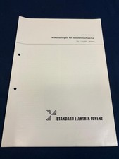 Außenanlagen für Gleisbildstellwerke - Lorenz AG" - Sonderdruck SEL - 8 Seiten
