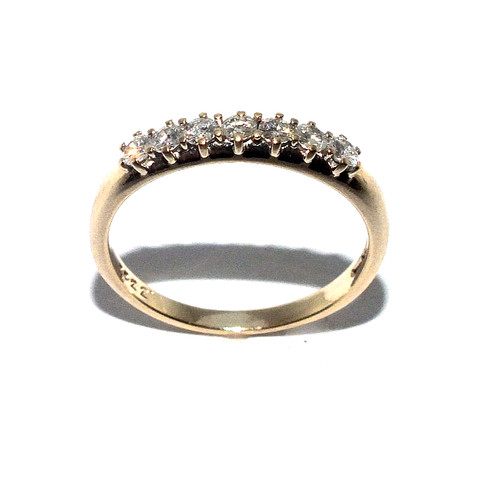 Damen 9ct gelbgold ewigkeit - 9ct,