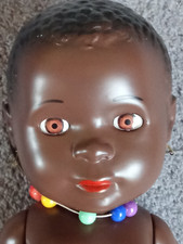Schildkröt Puppe  " Mambi/Wumbi ? ",  dunkle Hautfarbe , Größe 36 ?