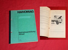 Betriebsanleitung Hanomag A-L 28 , AL 28 , Allrad, THW, gr. Fahrerhaus 