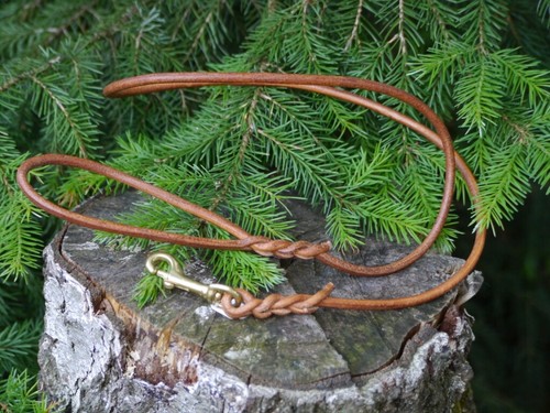 Rundlederleine führleine aus - führleine,