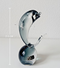 Vintage Delfinfigur aus Murano Glas V. Nason & C., Italien, 1970er Jahre, 1,5 kg