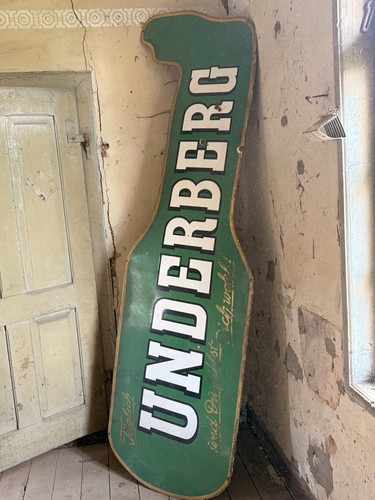 Underberg emailleschild - underberg,