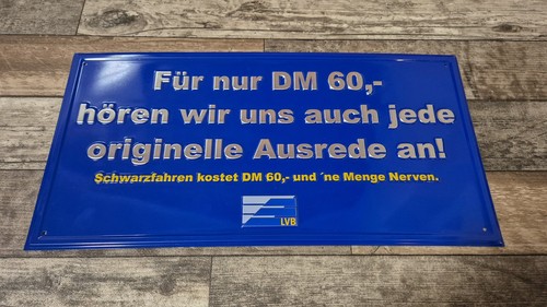 Emailleschild der leipziger - der,