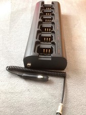 6 fach Ladegerät für Kenwood TK 3301 u.baugl. Sondermodell 230/ 12 V auch  mobil