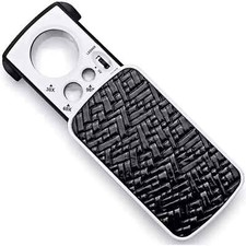 90x 60x 30x Juwelierlupe Taschenlupe Vergrößerungsglas mit LED Lupe mit UV-Licht