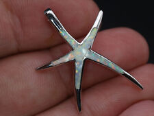 GOLDJUNGE69 * SET - SEESTERN -  ANHÄNGER , FEUEROPAL & SILBERKETTE 925 Sterlings