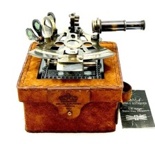 Sextant mit Echtleder Box
