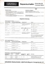 Service manual for Grundig