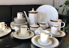 Vintage 60er Rosenthal Porzellan Kaffeeservice Berlin weiß gold Kurfürstendamm
