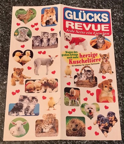 Sticker bogen aus - bogen, zeitschrift