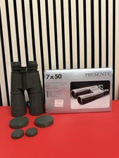 PRESENTA Fernglas 7x50 Dachkant Prismenglas Vollvergütet OVP Top Zustand !