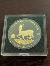 1 Oz Silber Springbock 2020