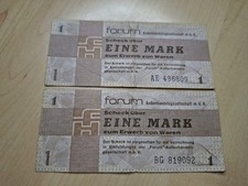 1 Mark Forumschecks Ostmark