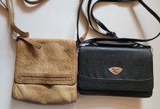 Daniel Ray Handtasche schwarz, die andere ist hell braun