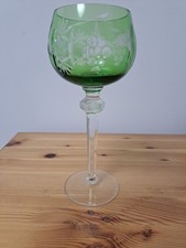 Römer Weinglas Glas Kristall Grün