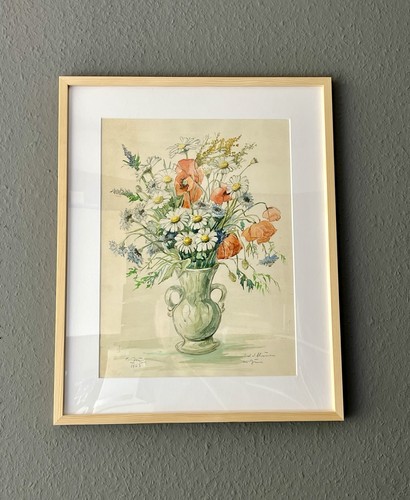 Aquarell feldblumen juni - feldblumen, im