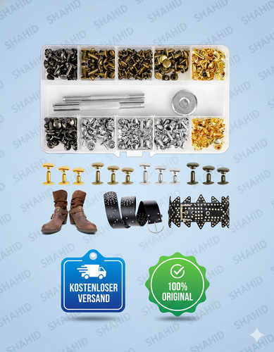 Doppelkappe hohlnieten set - set, –
