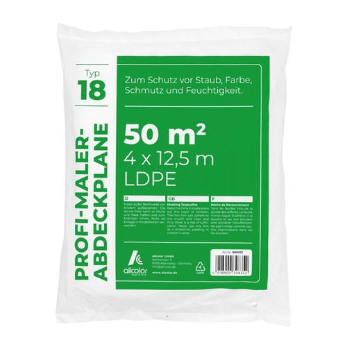 Ldpe malerplanetyp 4m - 18,, x