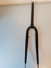 neue hi-ten  26 ZOLL,1x1/8 -starrgabel ,A-HEAD mit  280mm schaft schwarz-glanz