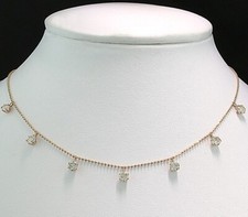 Brillant Collier 1,55 carat 7