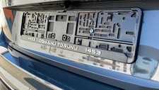 2 x Kennzeichenhalter 1453 OSMANLI TORUNU 1453 türkiye türkei EU NORM chrom