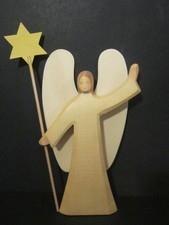 alter Ostheimer Krippen Engel mit Stempel, Größe mit Stern 28cm