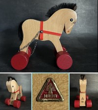 Vintage HABA Holz Pferd